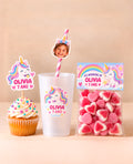 Pack déco anniversaire enfant personnalisé – Licorne Party