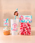 Pack déco anniversaire enfant personnalisé – Sirène Party