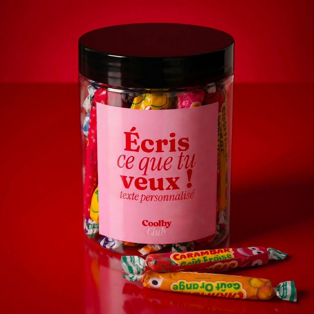 Boite à bonbons personnalisée
