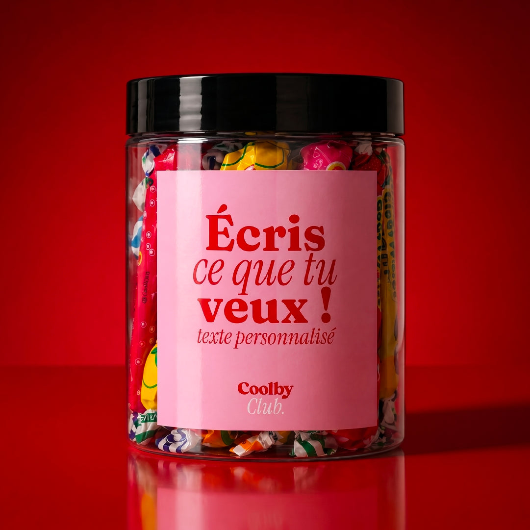 Boite à bonbons personnalisée