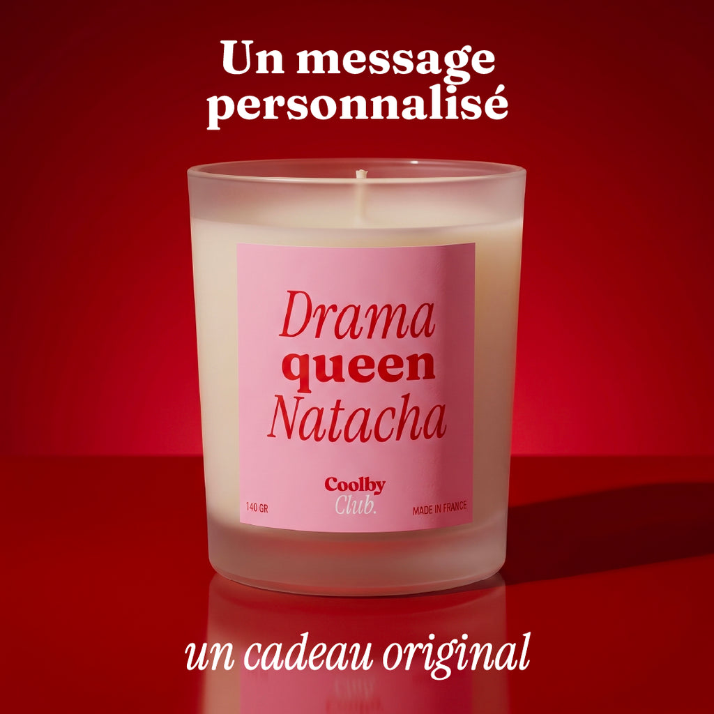 Bougie personnalisée  Idée Cadeau