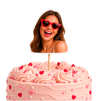Vous recevez votre cake topper