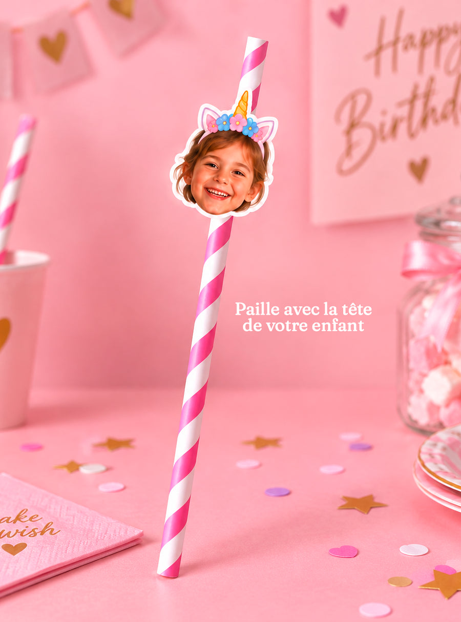 Paille personnalisée