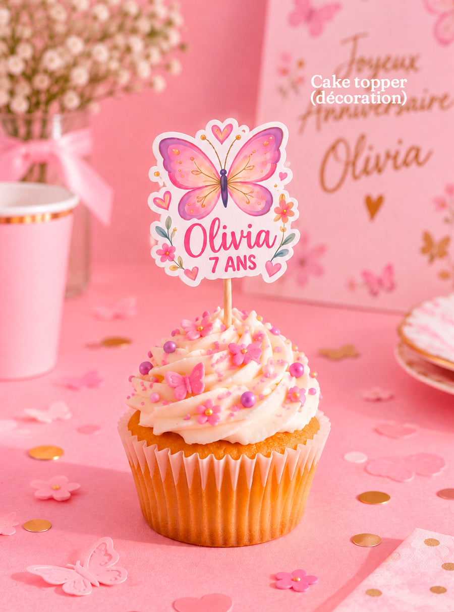 Cake topper personnalisé
