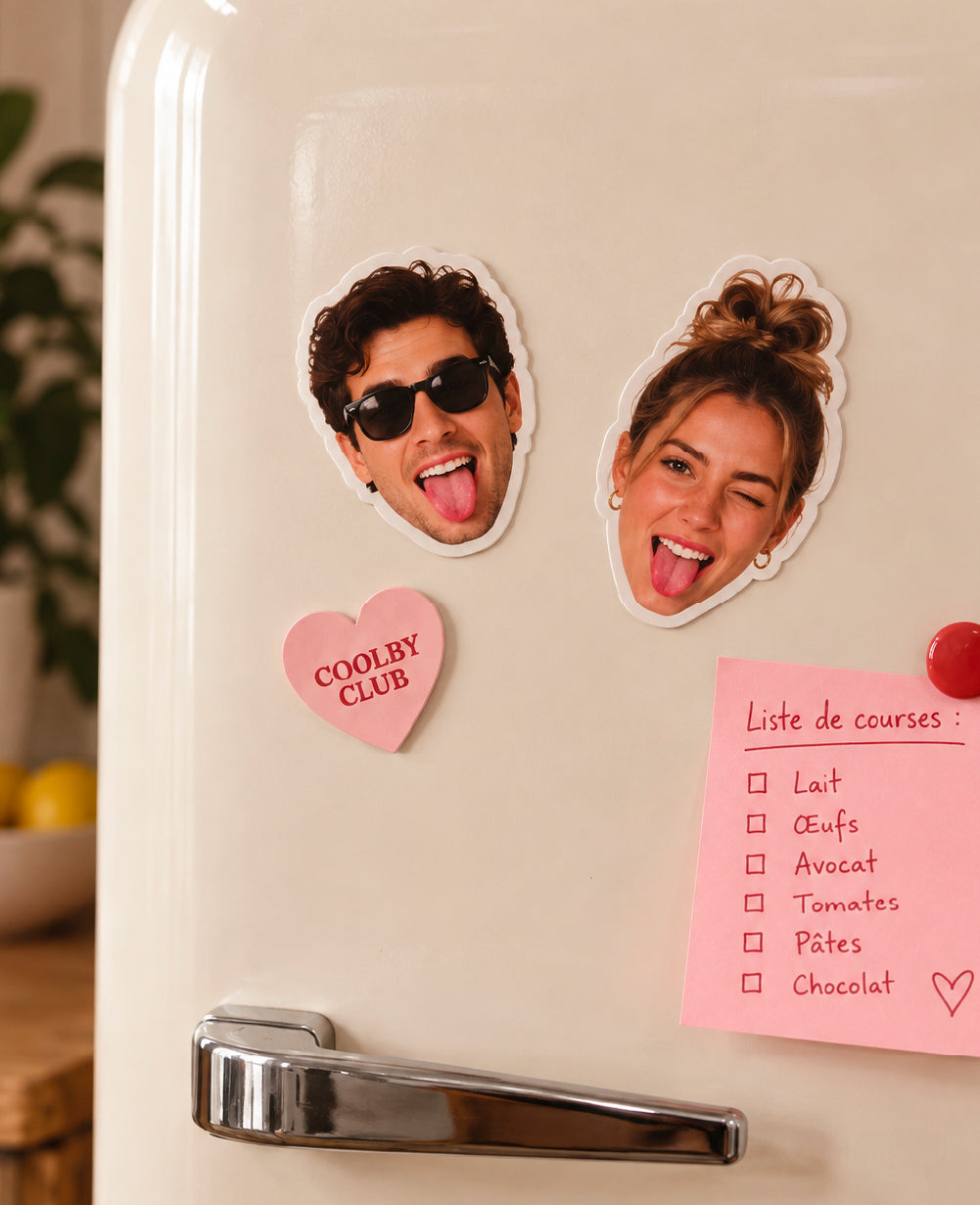 Magnet personnalisé avec photo – Votre tête en aimant