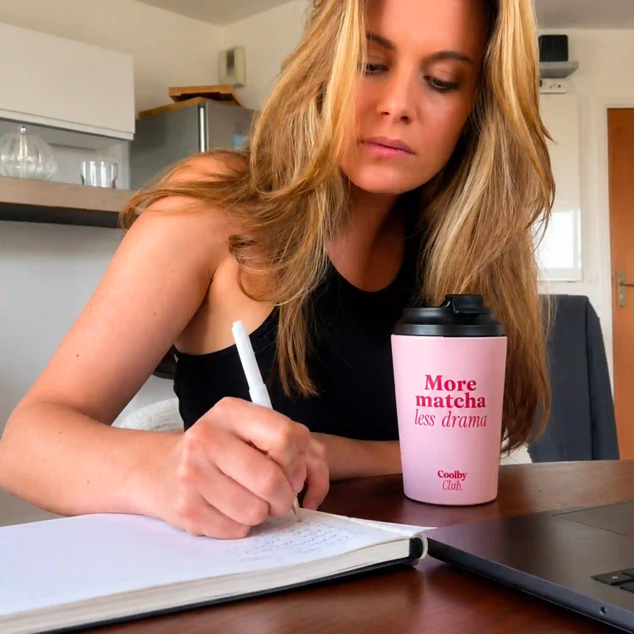 Mug thermos matcha : More Matcha Less Drama