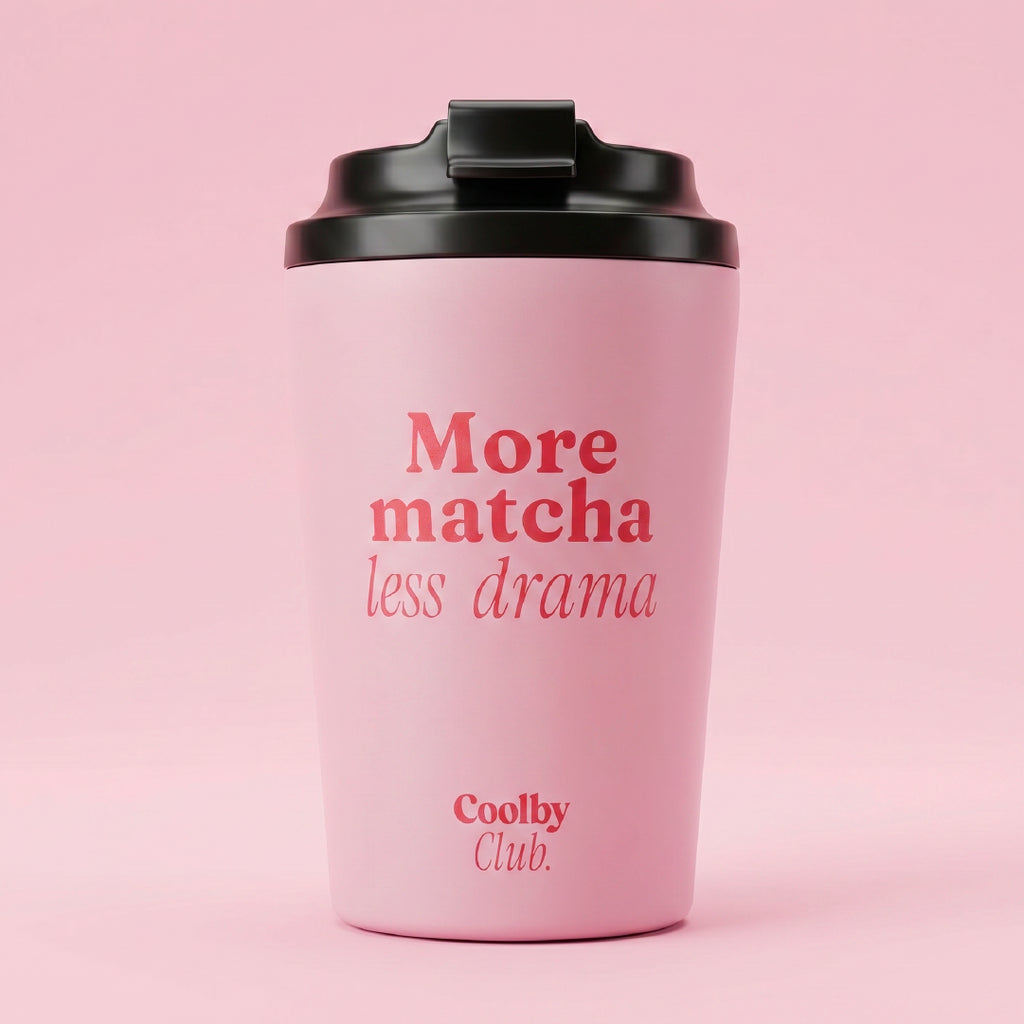 Mug thermos matcha : More Matcha Less Drama
