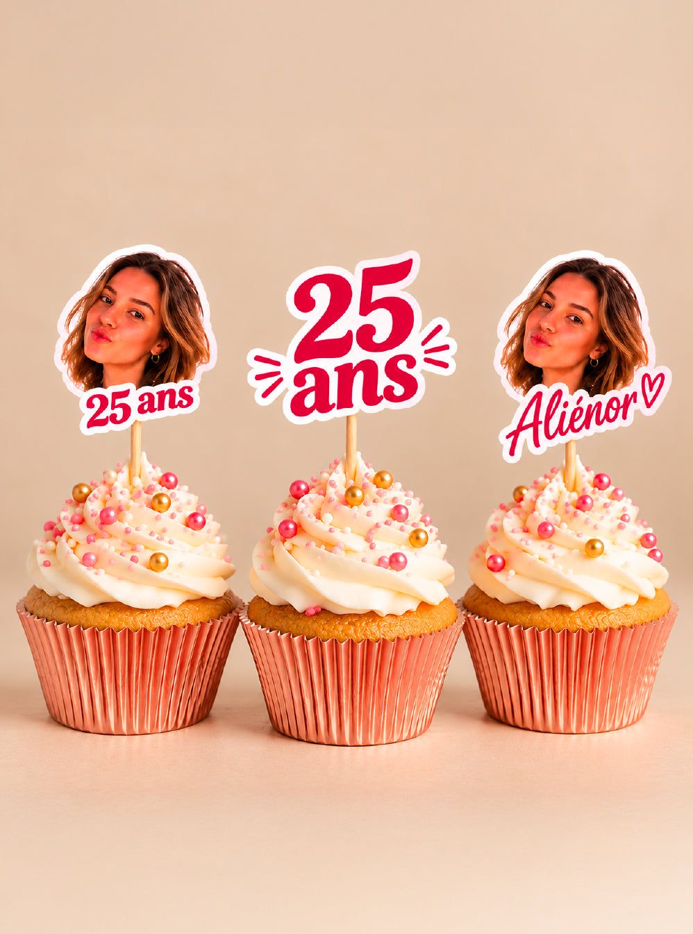 Cake toppers personnalisés