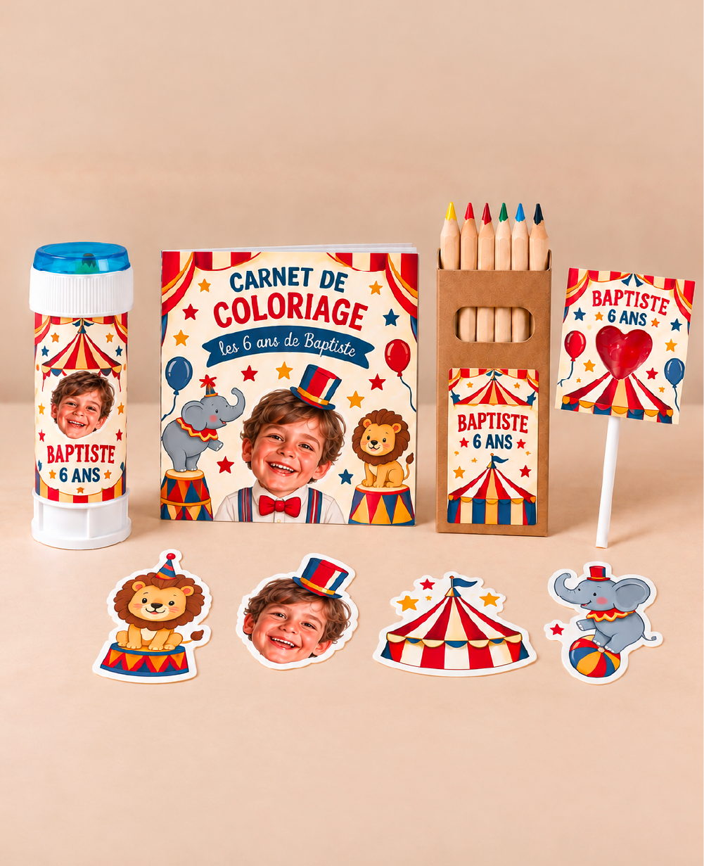 Pack cadeau enfant personnalisé avec photo