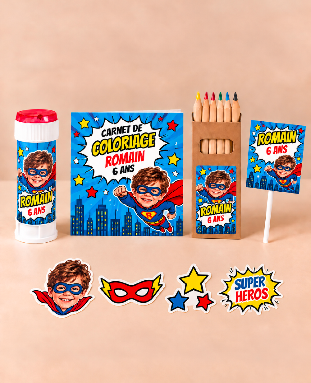 Pack cadeau enfant personnalisé avec photo