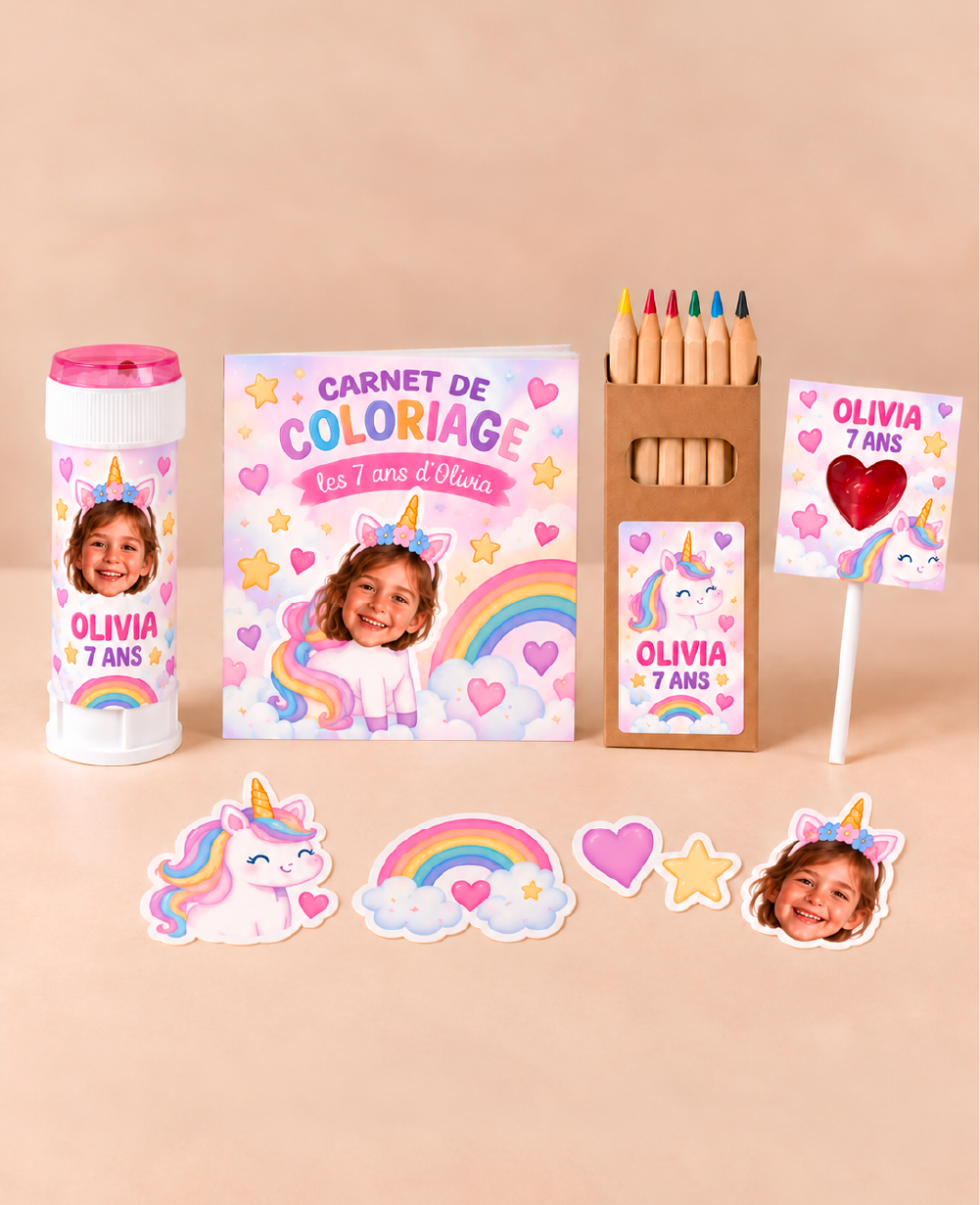 Pack cadeau enfant personnalisé avec photo