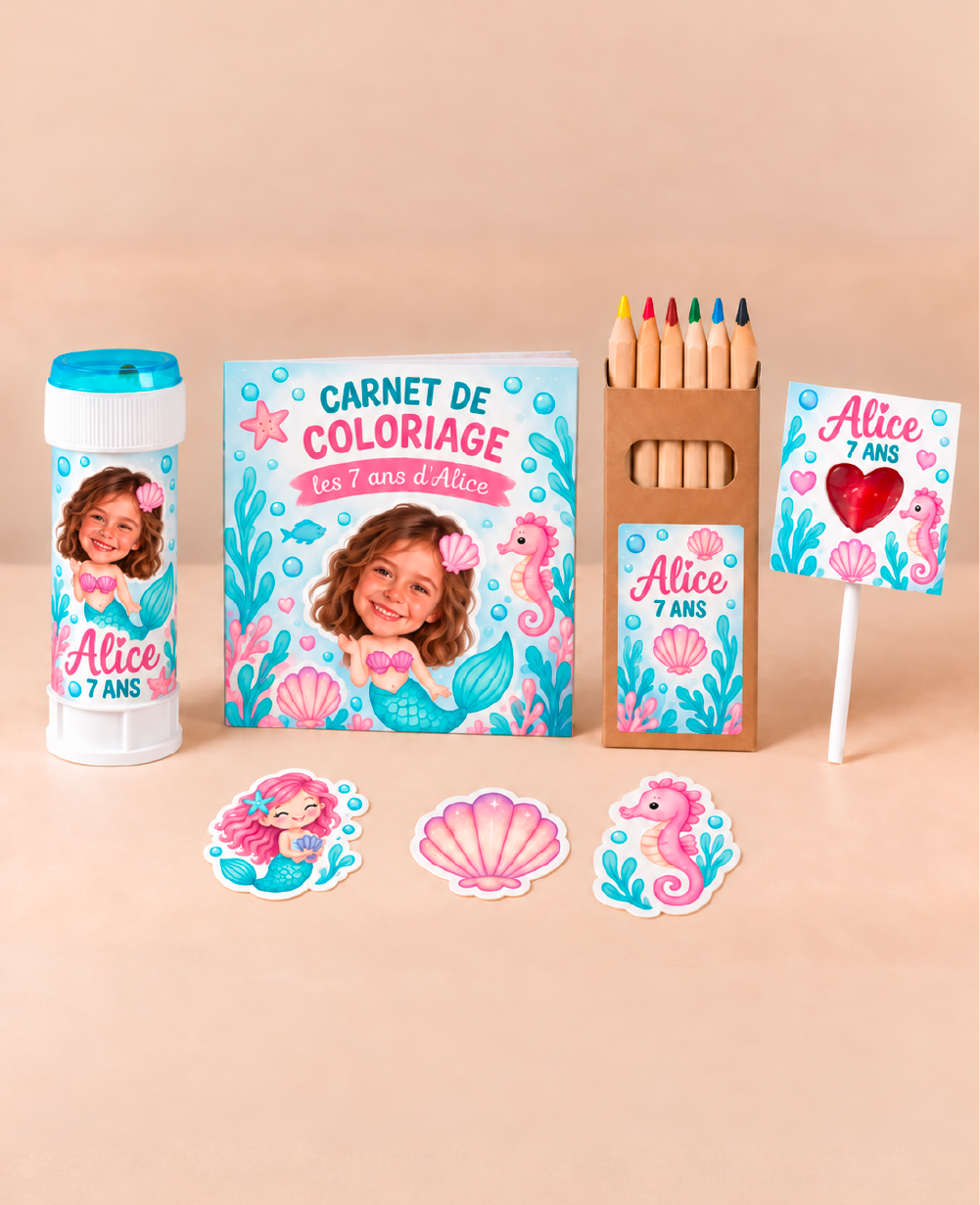Pack cadeau enfant personnalisé avec photo
