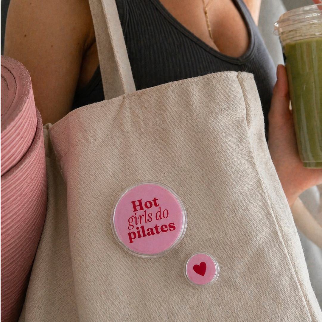 Kit 3 pin's Pilates Girl