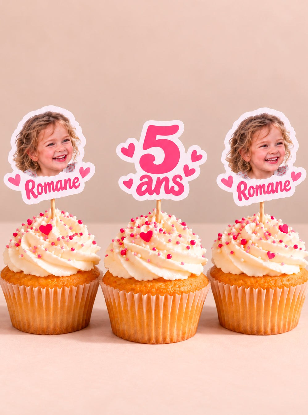Cake toppers personnalisés