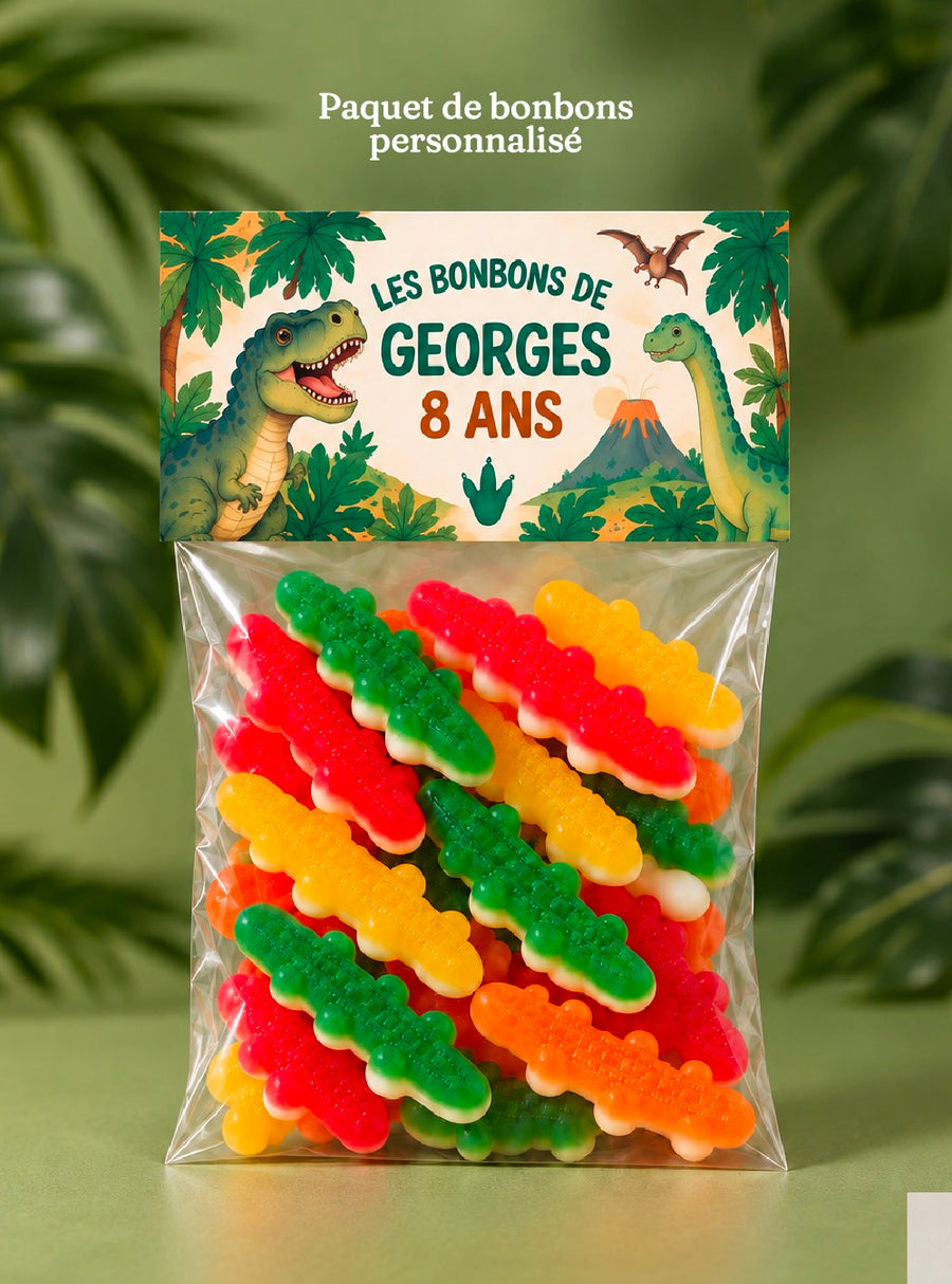 Sachet de bonbons personnalisé